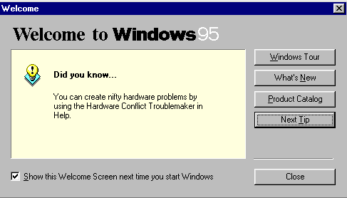 New Windows tips
