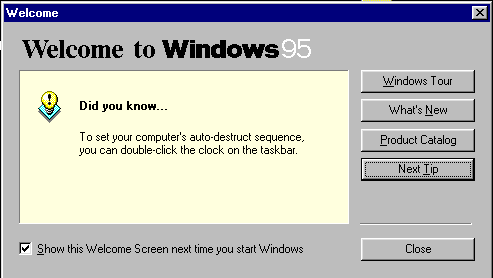 New Windows tips