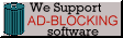 We Support Ad-Blocking Software